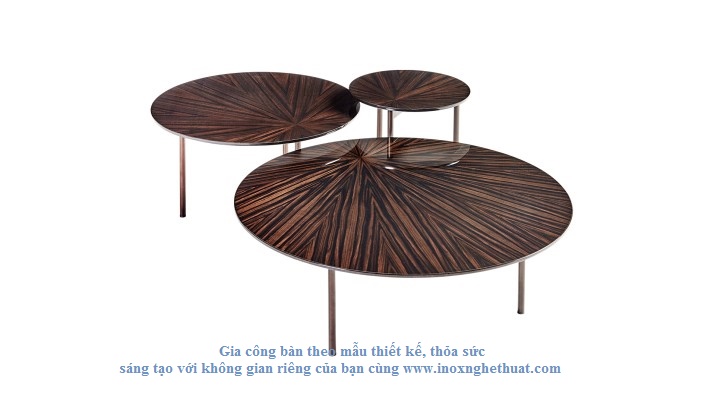 Bàn inox cao cấp F2 Decor - LA FIBULE ETOILE COFFEE TABLE