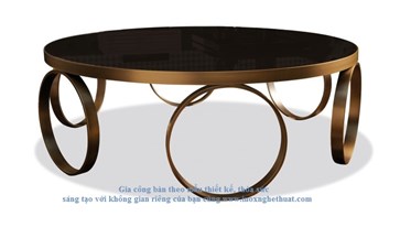 Bàn inox cao cấp F2 Decor - DOM EDIZIONI MIMI COFFEE TABLE