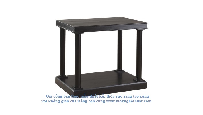 ISABELLA COSTANTINI OLIVIERO SIDE TABLE. Làm khung inox vàng đồng