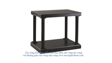 ISABELLA COSTANTINI OLIVIERO SIDE TABLE. Làm khung inox vàng đồng