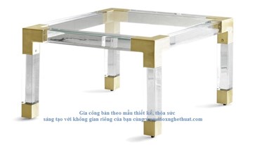 Bàn inox cao cấp F2 Decor - JONATHAN ADLER JACQUES COCKTAIL TABLE