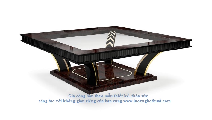 Bàn inox cao cấp F2 Decor - EPOCA DUNA COFFEE TABLE