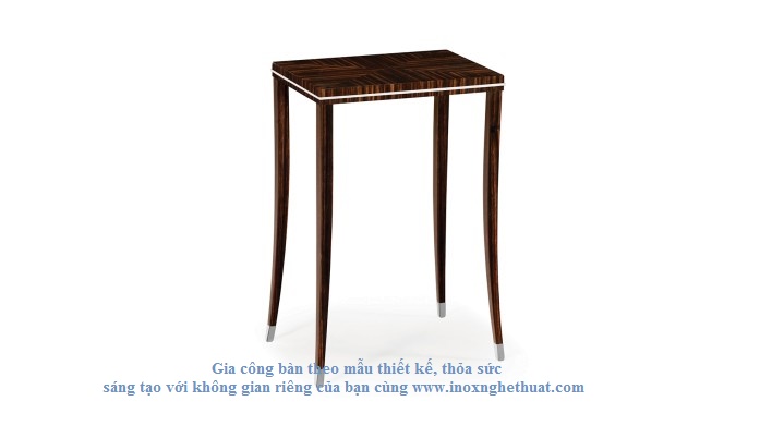 JONATHAN CHARLES SOHO LAMP TABLE Gia công inox cao cấp The luk 0982 620 546