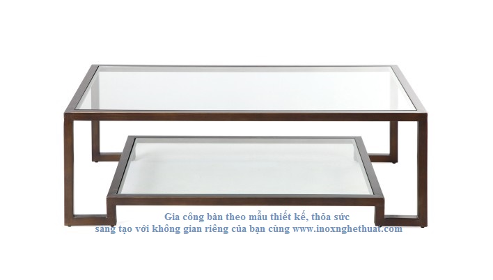 Bàn inox cao cấp F2 Decor - MING COFFEE TABLE