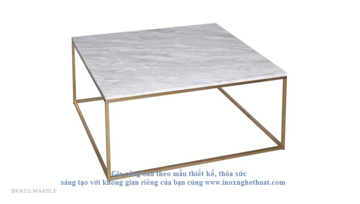 Bàn inox cao cấp KENTISH SQUARE COFFEE TABLE