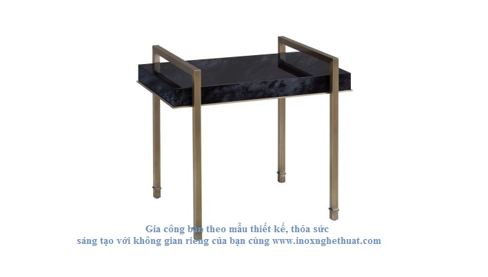 ORSI BRONZE SIDE TABLE XVIII Gia công inox cao cấp The luk 0982 620 546