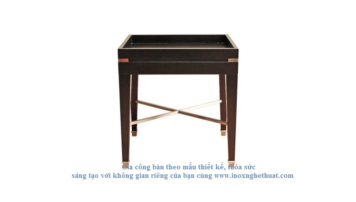 JUSTIN VAN BREDA CAMPAIGN SIDE TABLE Gia công inox cao cấp The luk 0982 620 546