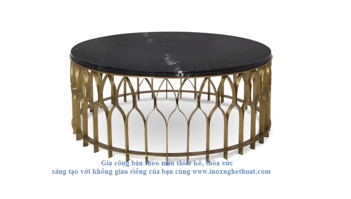 Bàn inox cao cấp BRABBU MECCA COFFEE TABLE