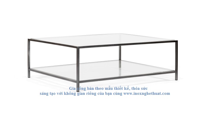 Bàn inox cao cấp F2 Decor - LUXDECO BROOKLYN COFFEE TABLE