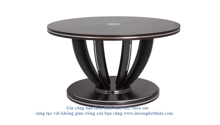 Bàn inox cao cấp F2 Decor - JUSTIN VAN BREDA LEGACY FIN DINING TABLE