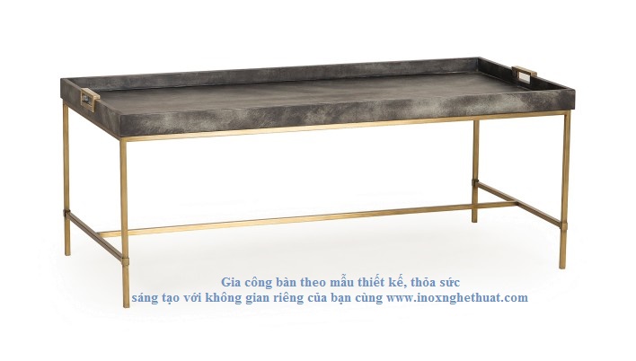 Bàn inox cao cấp F2 Decor - ANDREW MARTIN EDITH COFFEE TABLE