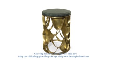 BRABBU KOI SIDE TABLE Gia công inox cao cấp The luk 0982 620 546
