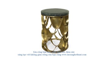 BRABBU KOI SIDE TABLE Gia công inox cao cấp The luk 0982 620 546