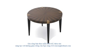 Bàn inox cao cấp F2 Decor - BLACK & KEY ENDO TABLE