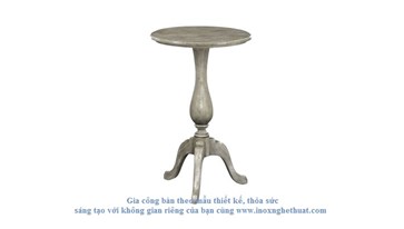 JONATHAN CHARLES RUSTIC GREY SIDE TABLE Gia công inox cao cấp The luk 0982 620 546