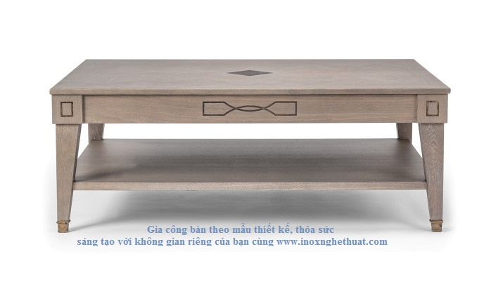 Bàn inox cao cấp F2 Decor - JUSTIN VAN BREDA ASCOT COFFEE TABLE