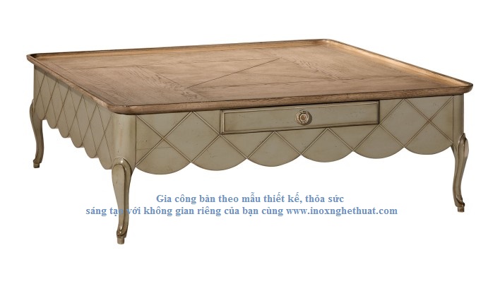 Bàn inox cao cấp F2 Decor - AM CLASSIC GOIA COFFEE TABLE