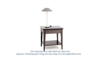 SELVA LUNA LAMP TABLE  Gia công inox cao cấp The luk 0982 620 546