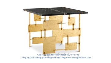 Bàn inox cao cấp F2 Decor - MARIONI RAYMOND COFFEE TABLE