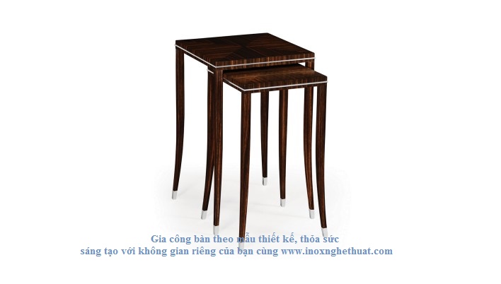 JONATHAN CHARLES SOHO NESTING TABLE Gia công inox cao cấp The luk 0982 620 546