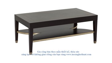 Bàn inox cao cấp F2 Decor - JUSTIN VAN BREDA LEGACY ALEXANDER COFFEE TABLE