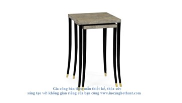 JONATHAN CHARLES EGGSHELL NESTING TABLES Gia công inox cao cấp The luk 0982 620 546