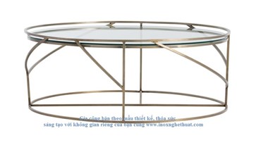 Bàn inox cao cấp ARTERIORS ROURKE COCKTAIL TABLE