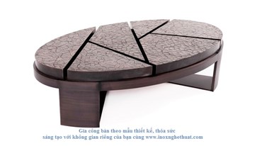 Bàn inox cao cấp FBC LONDON AURORA COFFEE TABLE