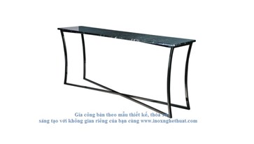 LA FIBULE AUSTIN L CONSOLE TABLE Gia công inox cao cấp The luk 0982 620 546