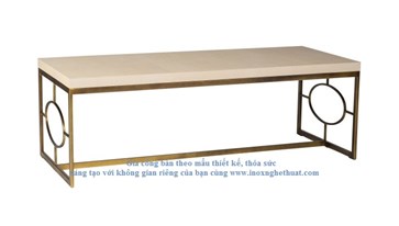 Bàn inox cao cấp F2 Decor - GEO COFFEE TABLE