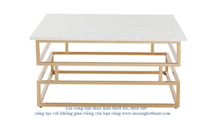 Bàn inox cao cấp ARTERIORS TROY COCKTAIL TABLE