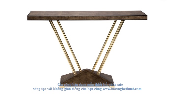 DAVIDSON EBENEEZER CONSOLE TABLE Gia công inox cao cấp The luk 0982 620 546