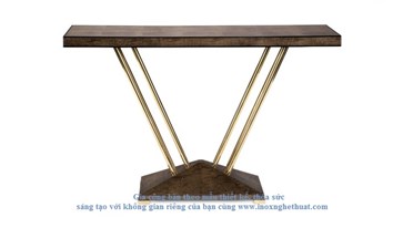 DAVIDSON EBENEEZER CONSOLE TABLE Gia công inox cao cấp The luk 0982 620 546